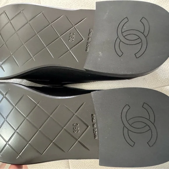 Chanel Black Moccasins - Picture 5 of 6